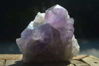 Natural Jacaranda Amethyst Crystal Clusters  x 2 From Mumbwa, Zambia - Toprock Gemstones and Minerals 