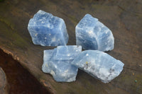 Natural New Sky Blue Calcite Specimens With Spots Of Hematite & Mica  x 24 From Spitzkop, Namibia - Toprock Gemstones and Minerals 