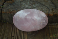 Natural Large Gemmy Pink Rose Quartz Palm Stones  x 12 From Madagascar - Toprock Gemstones and Minerals 