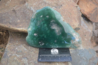 Polished Emerald Mtorolite / Chrome Chrysoprase Plates  x 3 From Zimbabwe - Toprock Gemstones and Minerals 