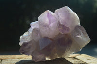 Natural Jacaranda Amethyst Crystal Clusters  x 2 From Mumbwa, Zambia - Toprock Gemstones and Minerals 