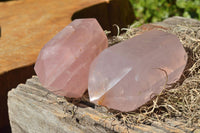 Polished Stunning Double Terminated Gemmy Rose Quartz Points (Various Shades Of Pink) x 6 From Madagascar - TopRock