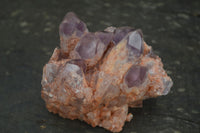 Natural Sugar Amethyst Clusters  x 6 From Zambia - Toprock Gemstones and Minerals 