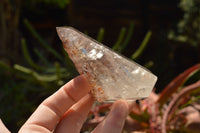 Polished Clear & Smokey Window Quartz Crystals  x 3 From Madagascar - TopRock