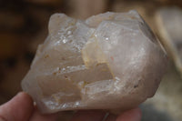 Polished Smokey Quartz Points x 3 From Angola