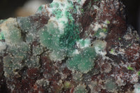 Natural Rare Ball Malachite On Drusy Quartz & Dolomite Matrix  x 1 From Likasi, Congo - Toprock Gemstones and Minerals 