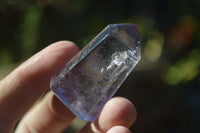 Polished Small Window Amethyst Points x 12 From Ankazobe, Madagascar