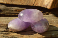 Polished Rare Gemmy Amethyst Palm Stones x 24 From Madagascar - TopRock