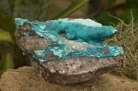 Natural Mixed Chrysocolla Dolomite Specimens (Some With Malachite) x 7 From Congo - TopRock