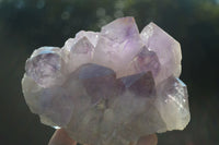 Natural Jacaranda Amethyst Crystal Clusters  x 2 From Mumbwa, Zambia - Toprock Gemstones and Minerals 