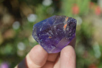 Polished Small Window Amethyst Points x 12 From Ankazobe, Madagascar