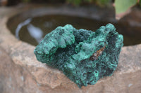 Natural Chatoyant Silky Malachite Specimens  x 12 From Kasompe, Congo - TopRock