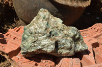 Natural Green Emeralds In Mica Schist Matrix Free Forms  x 3 From Sandawana, Zimbabwe - TopRock