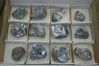 Natural Rare Silver Lead Galena Specimens  x 12 From Namibia - Toprock Gemstones and Minerals 