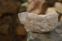 Natural Cascading White Phantom Smokey Quartz Clusters x 6 From Luena, Congo