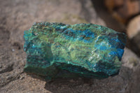 Natural Rough Shattuckite With Malachite & Cuprite Specimens  x 6 From Kaokoveld, Namibia - Toprock Gemstones and Minerals 