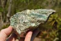 Natural Green Emeralds In Mica Schist Matrix Free Forms  x 3 From Sandawana, Zimbabwe - TopRock