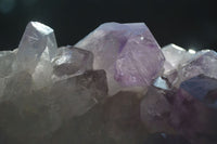 Natural Jacaranda Amethyst Clusters  x 2 From Zambia - Toprock Gemstones and Minerals 