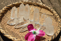 Polished Clear Quartz Crystal Points x 24 From Madagascar - TopRock