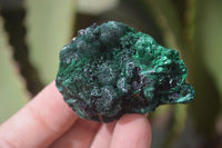 Natural Chatoyant Silky Malachite Specimens  x 6 From Kasompe, Congo