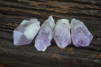 Natural Single Zambian Jacaranda Amethyst Points - Sold per 1.6 kg (24 points per tray) - From Mumbwa, Zambia - TopRock