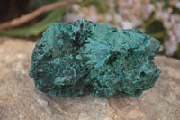 Natural Chatoyant Silky Malachite Specimens  x 4 From Congo