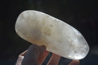 Polished Rock Crystal Quartz Standing Free Forms  x 4 From Madagascar - Toprock Gemstones and Minerals 