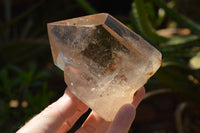 Polished Clear & Smokey Window Quartz Crystals  x 3 From Madagascar - TopRock