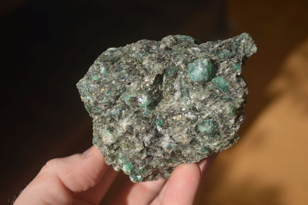 Natural Rare Emerald Mica In Matrix Cobbed Specimens x 12 From Mutoko, Zimbabwe