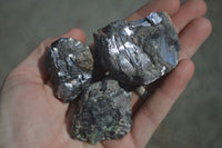 Natural Rare Silver Lead Galena Specimens  x 12 From Namibia - Toprock Gemstones and Minerals 