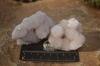 Natural Pale Lilac Spirit Quartz Clusters x 12 From Boekenhouthoek, South Africa