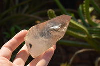 Polished Clear & Smokey Window Quartz Crystals  x 3 From Madagascar - TopRock