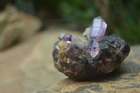 Natural Conglomerate Amethyst Clusters (Man Made) x 6 From Chiredzi, Zimbabwe - TopRock