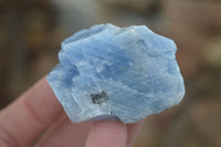 Natural New Sky Blue Calcite Specimens With Spots Of Hematite & Mica  x 24 From Spitzkop, Namibia - Toprock Gemstones and Minerals 