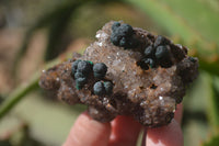 Natural Rare Ball Malachite On Drusy Quartz & Dolomite Specimens x 6 From Kambove, Congo