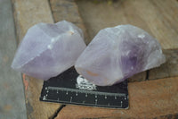 Natural Large Jacaranda Amethyst Crystals  x 6 From Zambia - Toprock Gemstones and Minerals 