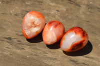 Polished Beautiful Selection Of Carnelian Agate Eggs  x 20 From Madagascar - TopRock