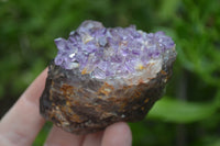 Natural Conglomerate Amethyst Clusters (Man Made) x 6 From Chiredzi, Zimbabwe - TopRock