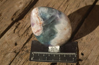 Polished  Watermelon Fluorite Standing Free Forms  x 4 From Uis, Namibia