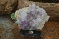 Natural Jacaranda Amethyst Clusters x 2 From Mumbwa, Zambia - TopRock