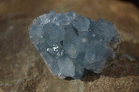 Natural Blue Celestite Crystal Specimens  x 6 From Sakoany, Madagascar