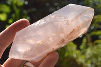 Polished Stunning Double Terminated Gemmy Rose Quartz Points (Various Shades Of Pink) x 6 From Madagascar - TopRock