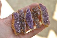 Natural Small Dark "Amethystos" Amethyst Clusters x 35 From Kwaggafontein, South Africa - TopRock