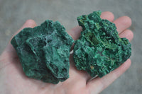 Natural Chatoyant Silky Malachite Specimens  x 6 From Kasompe, Congo - Toprock Gemstones and Minerals 