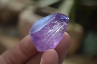 Polished Small Window Amethyst Points x 12 From Ankazobe, Madagascar