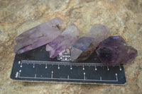 Natural Smokey Amethyst Crystals  x 35 From Chiredzi, Zimbabwe