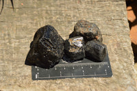 Natural Rough Schorl Black Tourmaline Crystals  x 2 Kg Lot From Zambia - TopRock