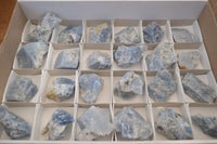 Natural New Sky Blue Calcite Specimens  x 24 From Spitzkop, Namibia