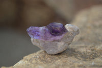 Natural Smokey Amethyst Crystals  x 35 From Chiredzi, Zimbabwe