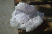 Natural Jacaranda Amethyst Clusters  x 3 From Mumbwa, Zambia - Toprock Gemstones and Minerals 